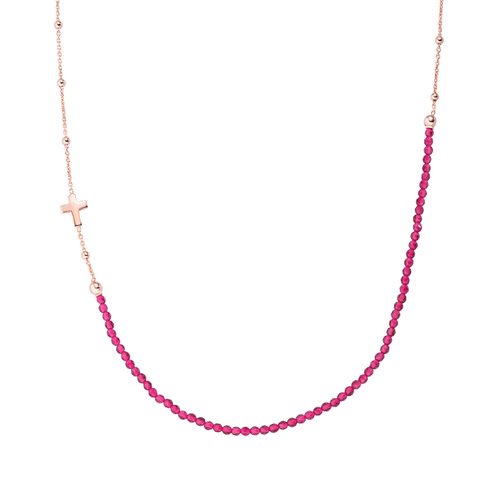 Necklace Amen Woman in Silver CLCOCRRR3 - CLCOCRRR3